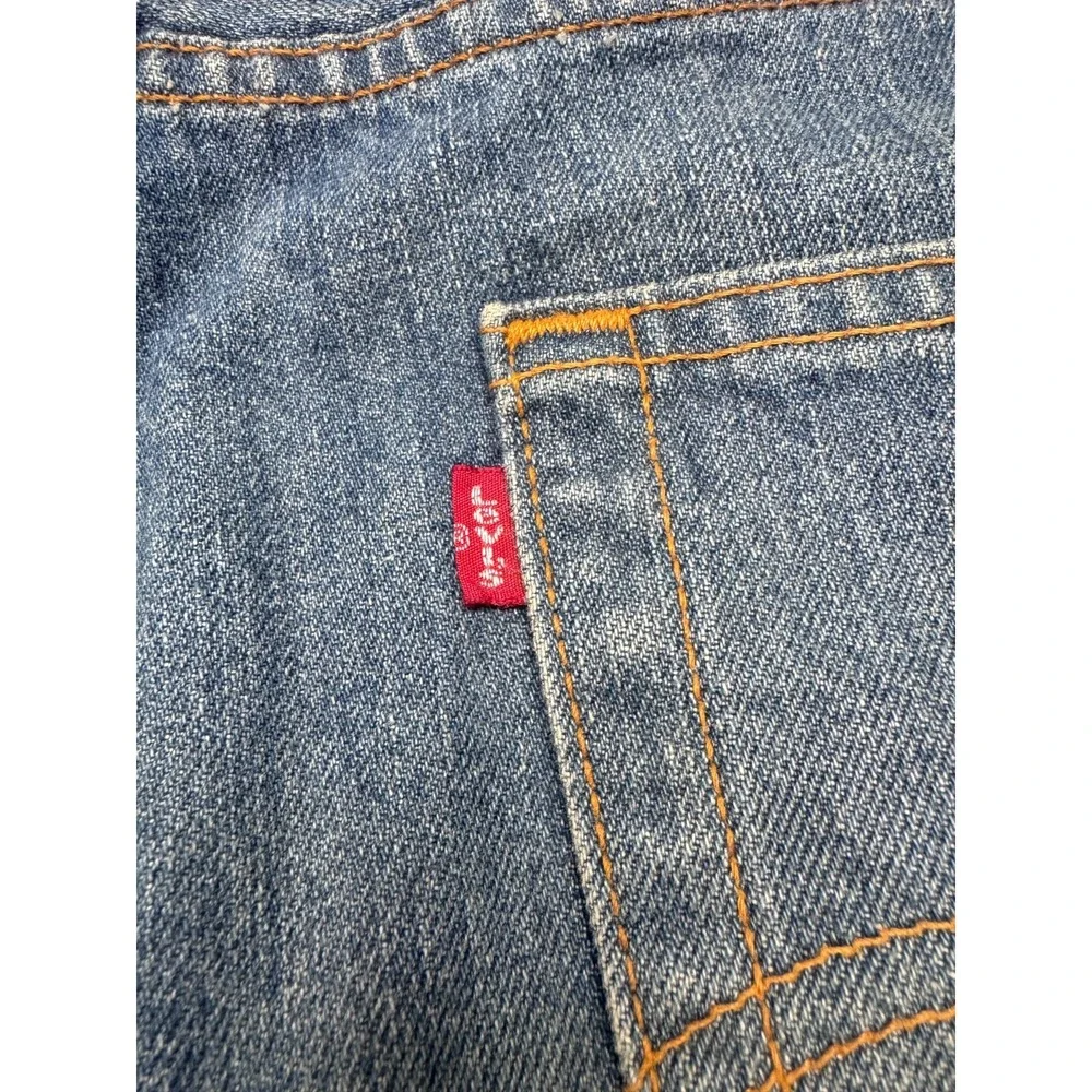 Levi's Men's Size W34 L32 Blue 569 Loose Straight Jeans Medium Wash Denim Casual